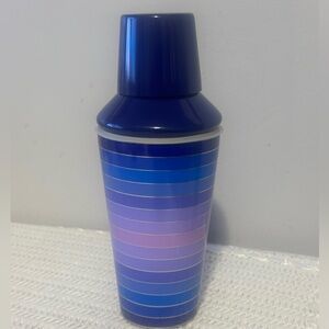 Jonathan Adler Scala Blue and Purple Cocktail Shaker